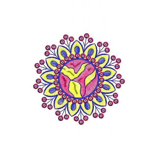 Tiny Emboss Pattern Embroidery Applique Design 2858