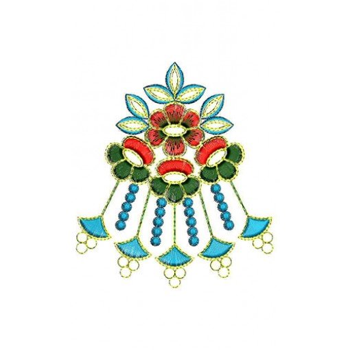 Heirloom Flower Patch Embroidery Design 30012