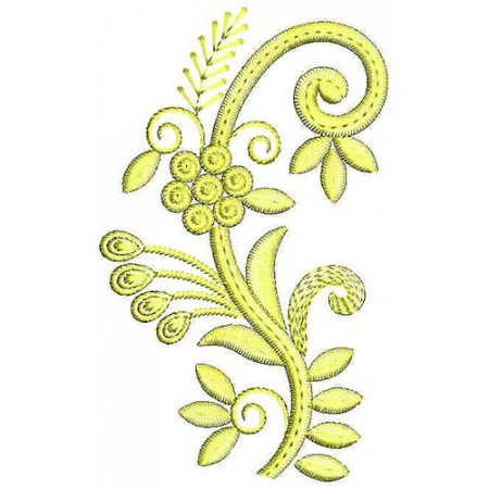 Hydrangea Patch Embroidery Design 30014