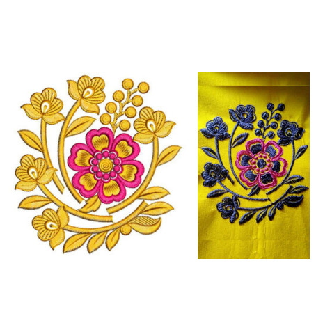 Applique Embroidery Design 30061