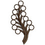 Mirror Work Leaf Applique Embroidery Design 30085