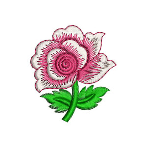 Summer Flowers Patch Embroidery Design 30163