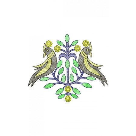Bird Applique Embroidery Design 30236