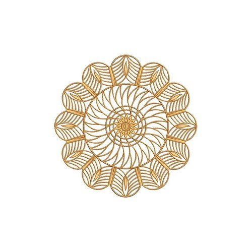 Free Standing Patch Flower Embroidery Design