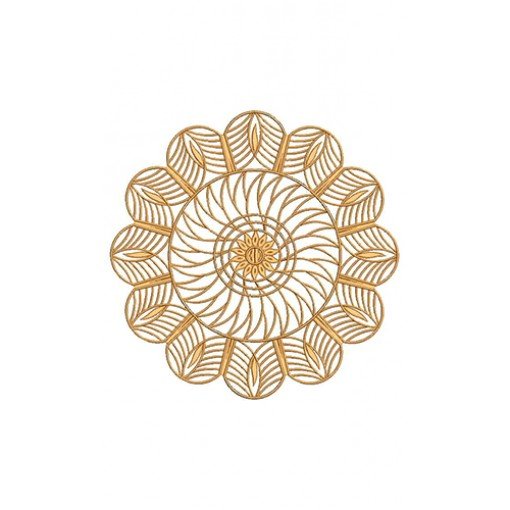 Free Standing Patch Flower Embroidery Design