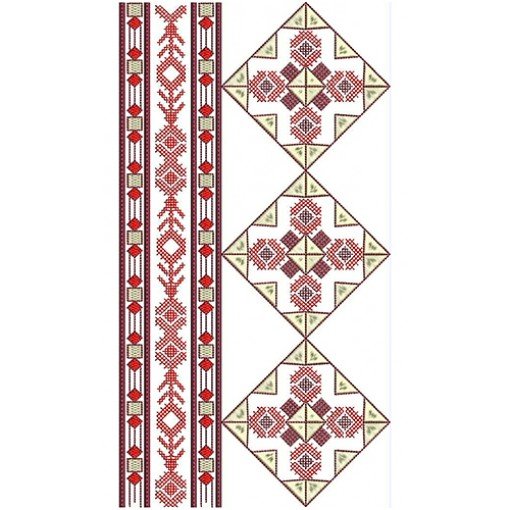 Cross Stitch Motif Embroidery