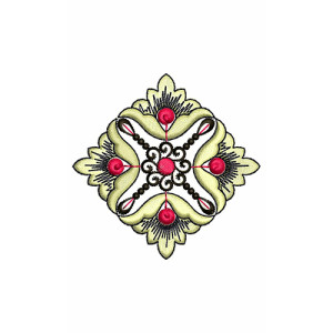 Applique Embroidery Design 30313