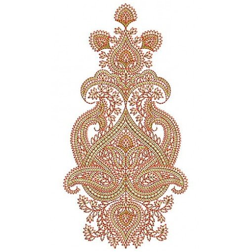 Kashmiri Applique Embroidery Design