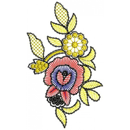 Applique Embroidery Design 30353