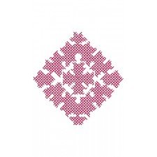 Cross Stitch Applique Embroidery Design