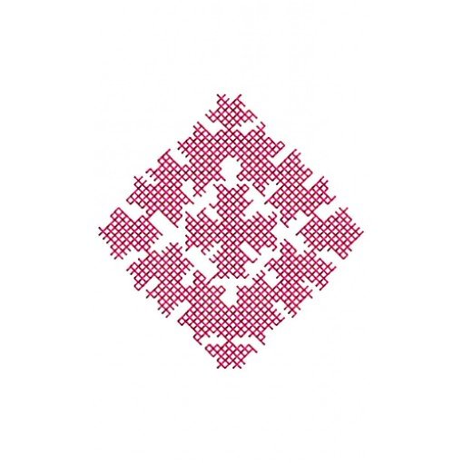 Cross Stitch Applique Embroidery Design