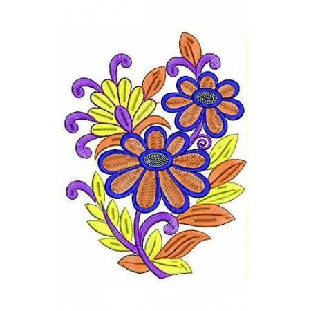 Sun Flower Embroidery Design