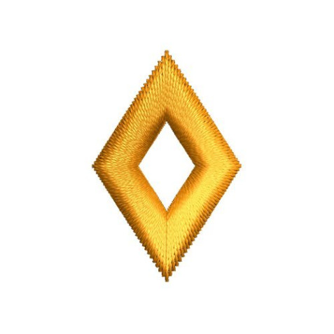 3D Puff Gold Geometric Frames Embroidery Design Set