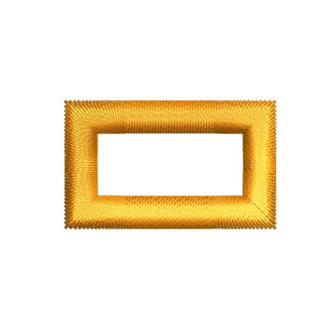 3D Puff Gold Geometric Frames Embroidery Design Set