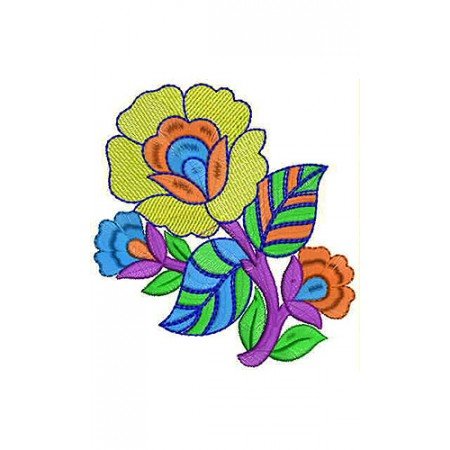 Bollywood Style Scarf Embroidery Design