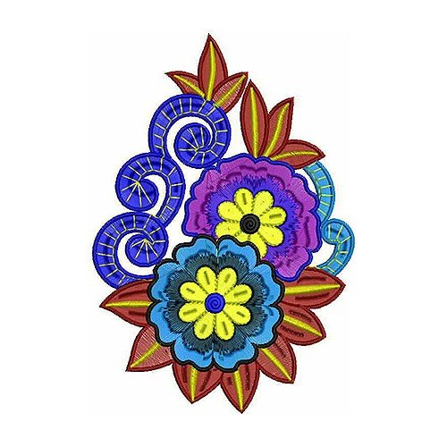 Renaissance Pattern Applique Embroidery Design