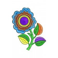 Shoulder Bag Purse Flower Design