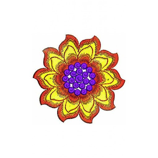 Georgette Gotta Patch Embroidery Design