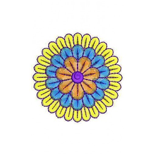 Libya Fashion Clothing Applique Embroidery Design