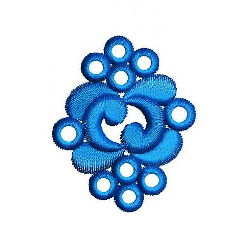 Southeast Asian Embroidery Applique Design
