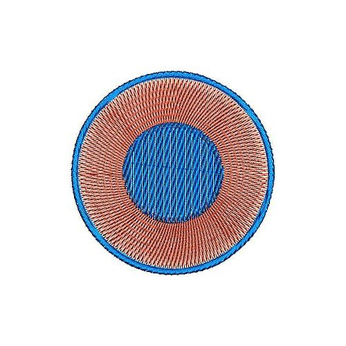 Round Quilt Applique Embroidery Design
