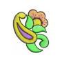 4683 Daisy Flower Embroidery Applique Design
