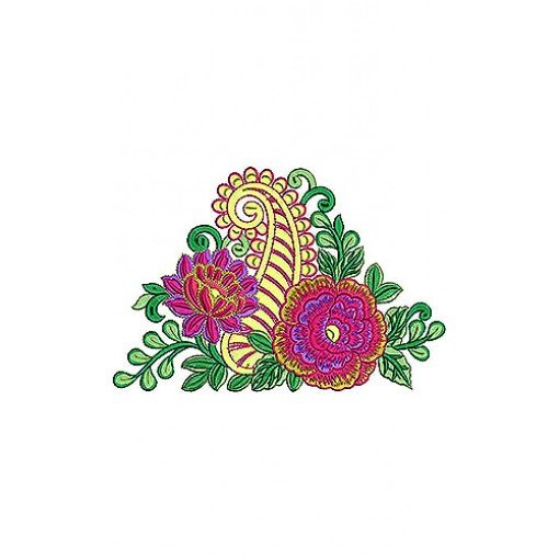 Algerian Dress Applique Embroidery Design Algerian Dress Applique Embroidery Design