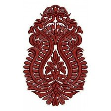 Skater Dress Embroidery Applique Design