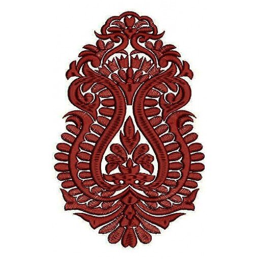 Skater Dress Embroidery Applique Design