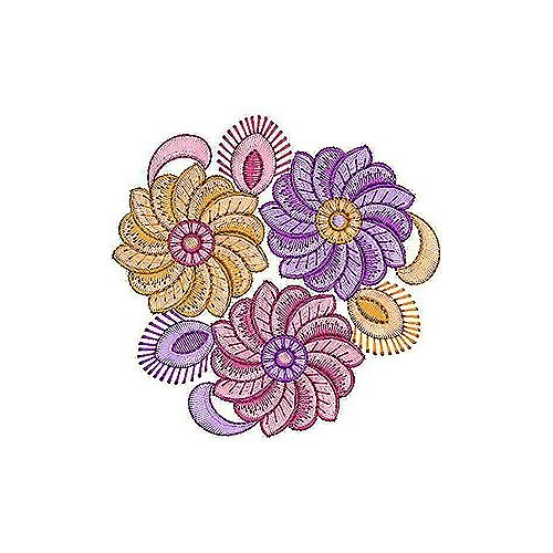 Tana Bana Mirror Stitch Style Embroidery Design