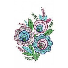 Bright Boho Patch Applique Embroidery Design Bright Boho Patch Applique Embroidery Design