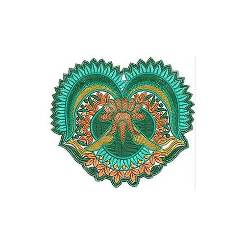 Warli Applique Embroidery Design