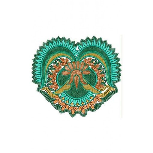 Warli Applique Embroidery Design