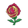 Baby Girl T-shirt Flower Applique Design