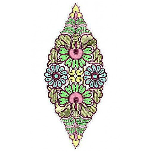 Winter Fashion Scarf Corner Embroidery Design Winter Fashion Scarf Corner Embroidery Design