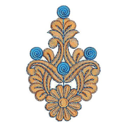 Rhinestone Applique Embroidery Design