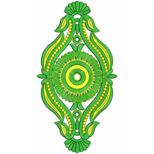 Eastern Wear Clothing Applique Embroidery Design