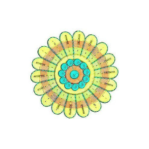 Blossom Floral Embroidery Design