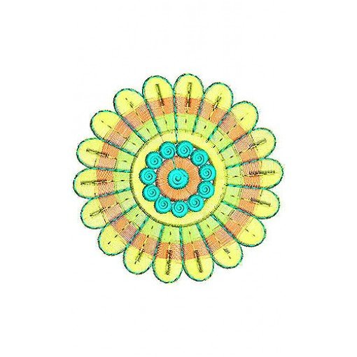 Blossom Floral Embroidery Design Blossom Floral Embroidery Design