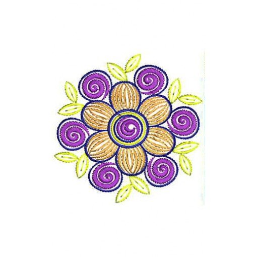Arabic Clothing Applique Embroidery Design