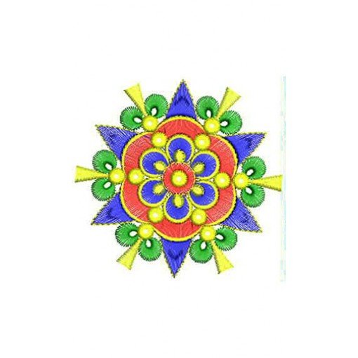 Anarkali Dresses Embroidery Applique Design