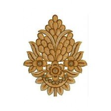 Flower Applique Embroidery Design