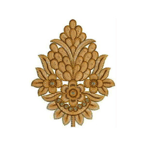 Flower Applique Embroidery Design