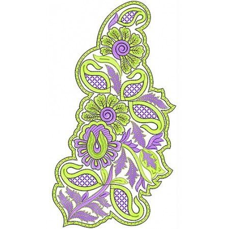 Beaded Bridal Applique Embroidery Design