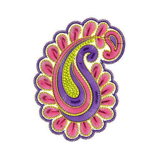 Unique Machine Embroidery Applique Design