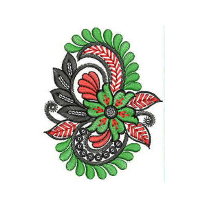 Sequins Applique Embroidery Design