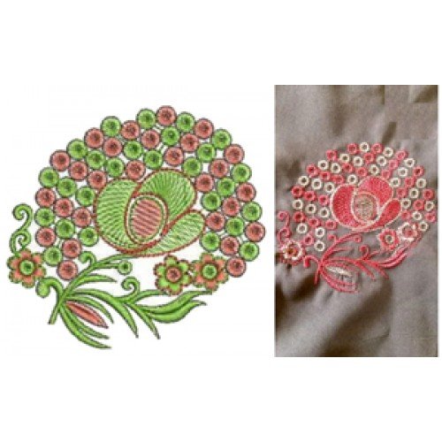 Kalamkari Embroidery Applique Design