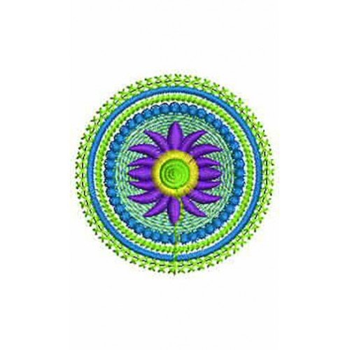 Circle Embroidery Pattern
