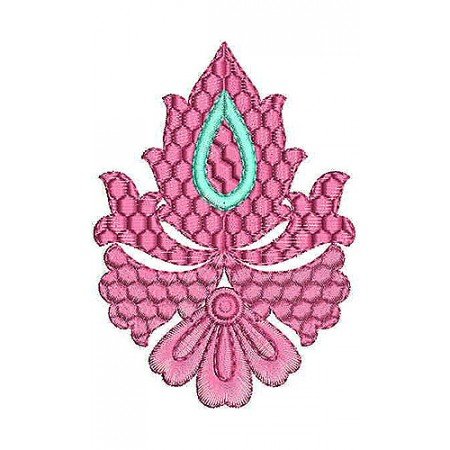 Designer Flora Applique Embroidery Design