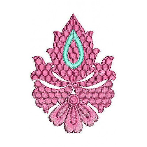 Designer Flora Applique Embroidery Design Designer Flora Applique Embroidery Design